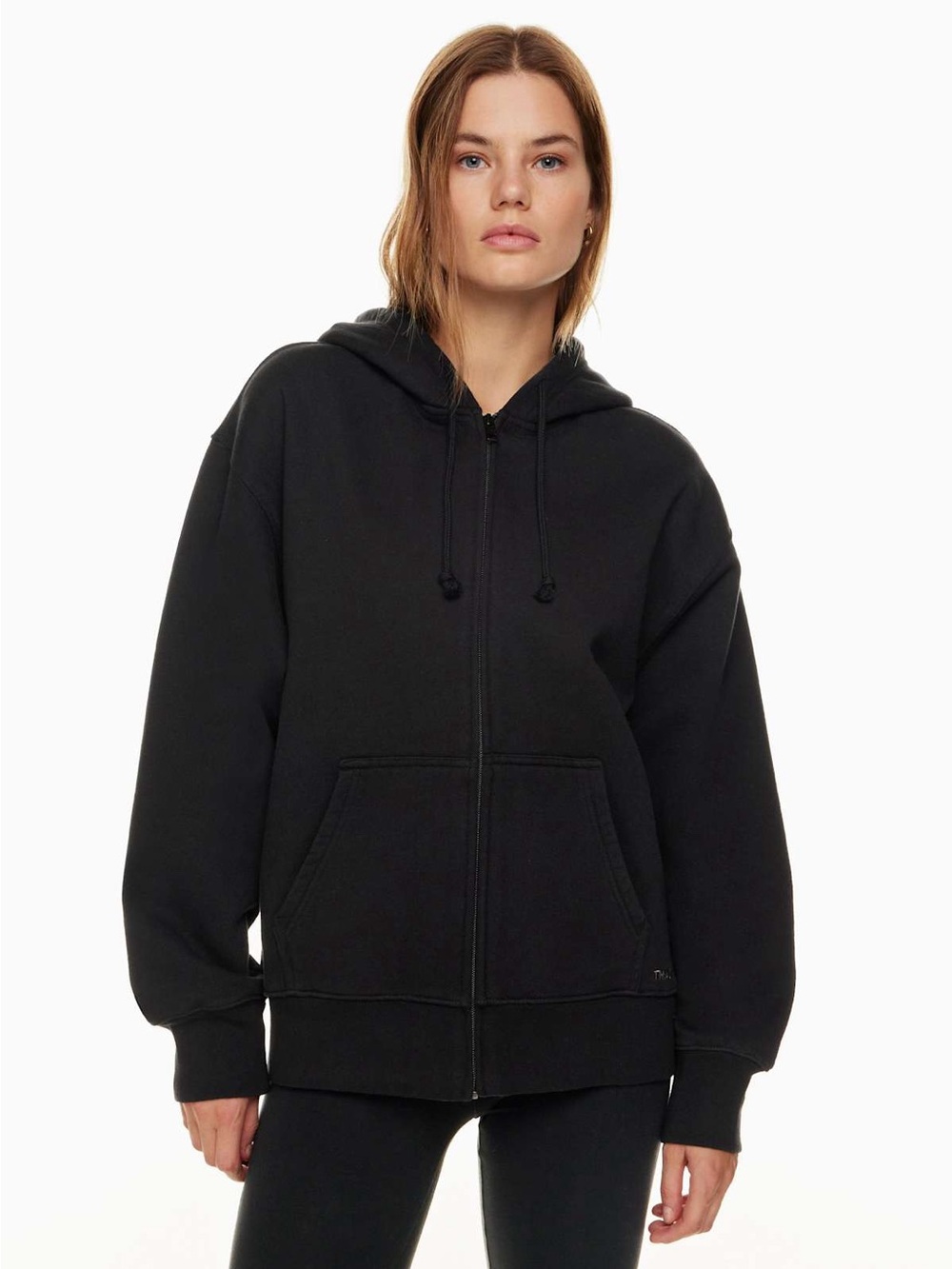 TNA Aritzia size S Extra Fleece Boyfriend Zip Hoodie